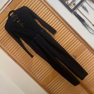 Express black jumpsuit